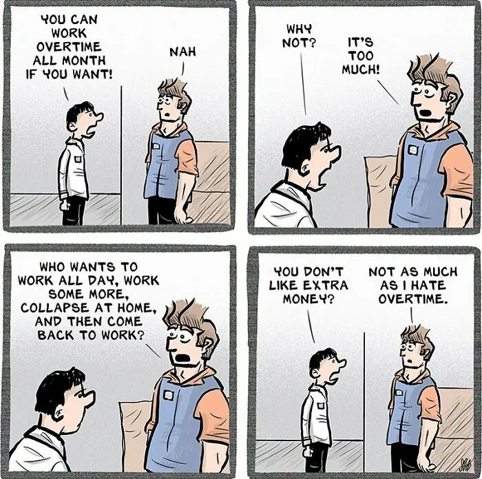 Artist Creates Humorous Comics About Retail Employees, And Here Are His 30 Recent Works