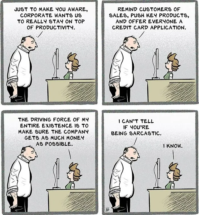 Artist Creates Humorous Comics About Retail Employees, And Here Are His 30 Recent Works