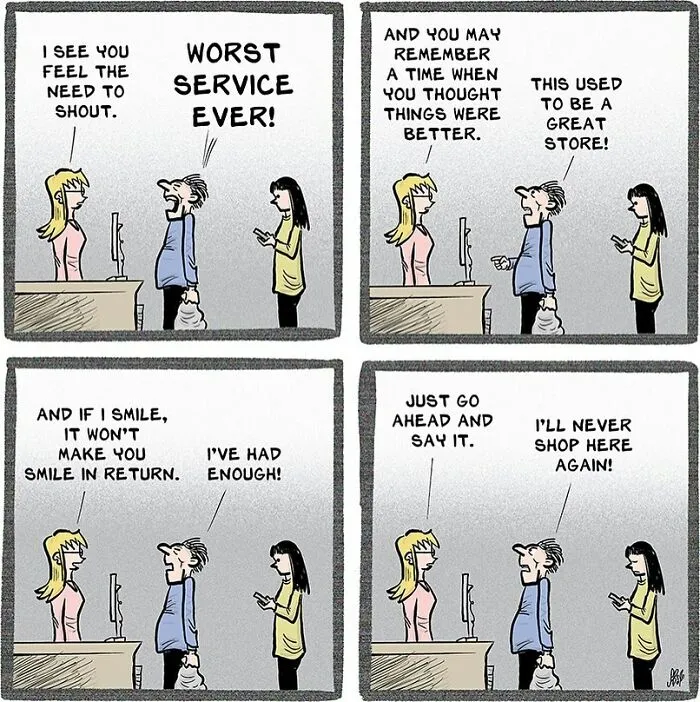 Artist Creates Humorous Comics About Retail Employees, And Here Are His 30 Recent Works
