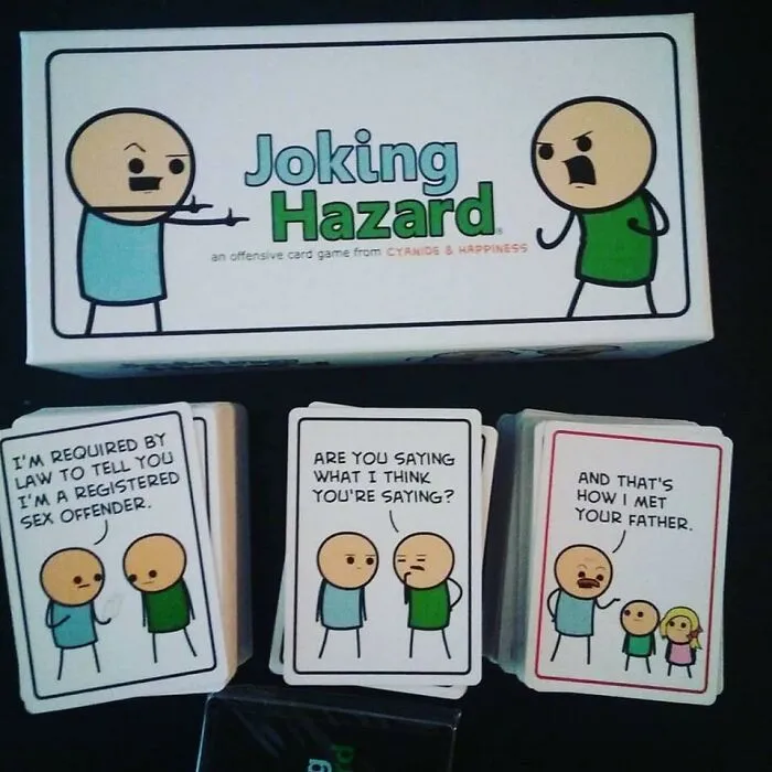 Unleash Your Dark Humor And Create Hilariously Inappropriate Comics With <a Style="Display:inline;" Href="Https://Www.amazon.com/Joking-Hazard-Llc/Dp/B07k5bd5f4?th=1&linkcode=ll1&tag=bpgoat-20&linkid=bc90e13fa5186e7d5e059d1205387928&language=en_us&ref_=as_li_ss_tl" Target="_blank"><span Style="Font: Inherit; Color: #d74b1f;"> Joking Hazard</Span> - The Party Game That Proves Laughter Is The Best Medicine (Even If It's A Little Twisted)