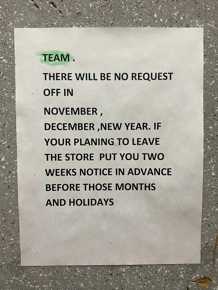 Place I Worked For A Month