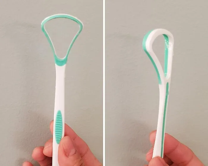 "One hand plastic tongue cleaner. Purchased it don’t remember when and it still cleans the muscle !" - <span Style="Font:inherit;color:#808080"> Exciting_Ad_7369</Span>