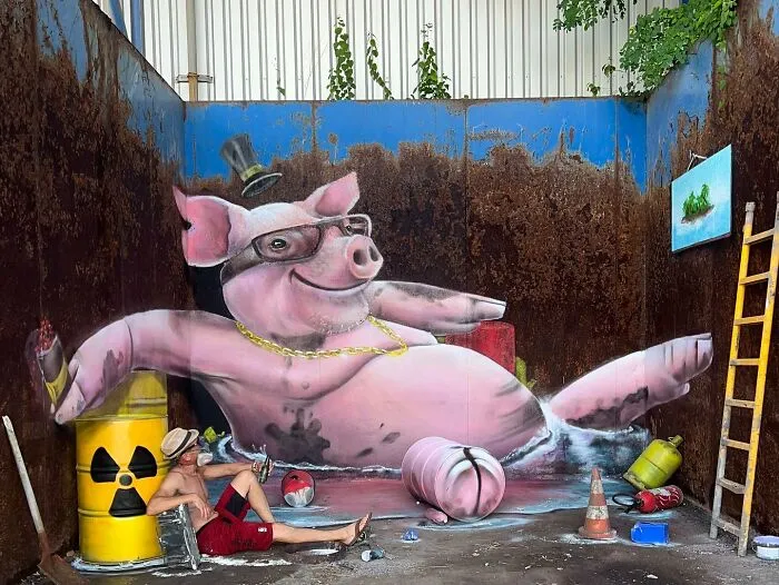 Artist From France Creates Incredible 3D Graffiti And It’s Not For The Faint Of Heart (37 New Pics)
