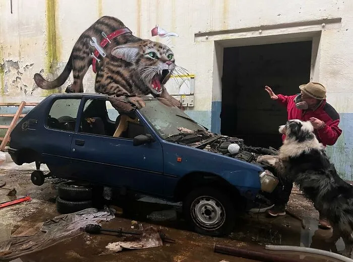 Artist From France Creates Incredible 3D Graffiti And It’s Not For The Faint Of Heart (37 New Pics)