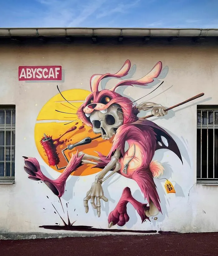 Artist From France Creates Incredible 3D Graffiti And It’s Not For The Faint Of Heart (37 New Pics)