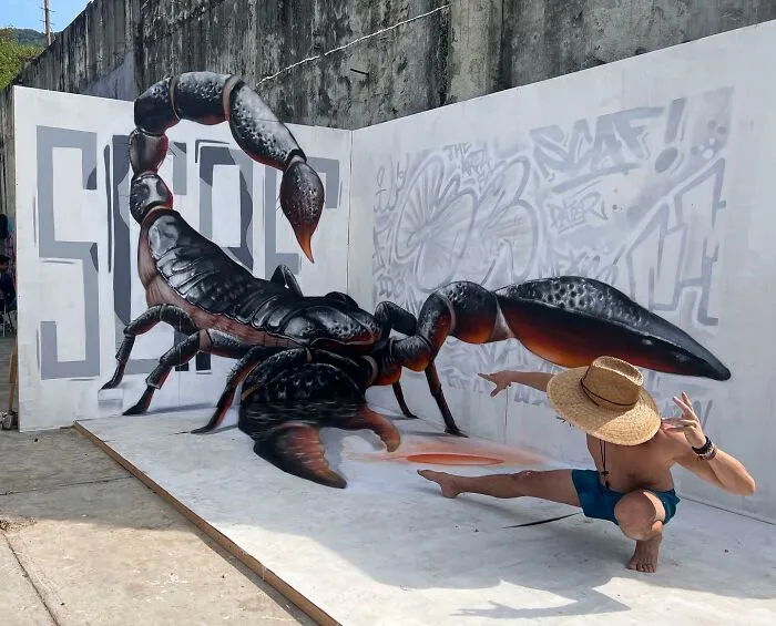 Artist From France Creates Incredible 3D Graffiti And It’s Not For The Faint Of Heart (37 New Pics)