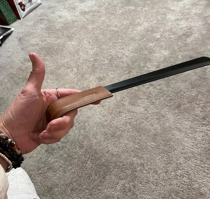 "A shoehorn. I don’t tie my shoes as often, so I leave them tied and slip in and out of them and the shoe horn made putting on shoes so easy. I don’t know why I bought it, maybe because it was on sale. But I use it almost daily." - <span Style="Font:inherit;color:#808080"> Thajandro</Span>