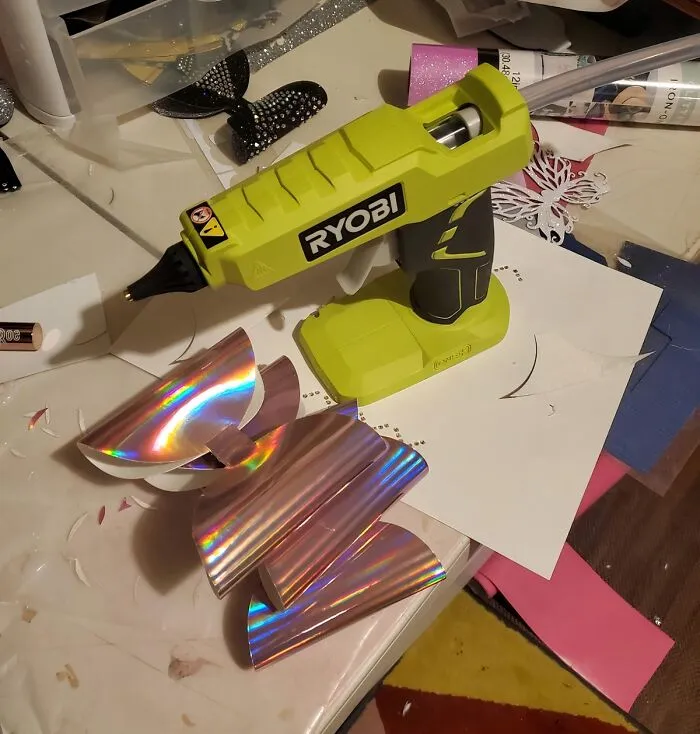 "Cordless hot glue gun. Amazing how much more I use it than the corded ones. Very convenient. Ryobi works, there may be others." - <span Style="Font:inherit;color:#808080"> bizengineer</Span>
