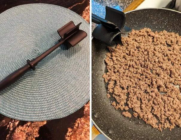 This <a Style="Display:inline;" Href=" Https://Www.amazon.com/Chopper-Resistant-Hamburger-Smasher-Spatula/Dp/B0c3b21y24?ie=utf8&linkcode=ll1&tag=bpdonkey-20&linkid=a943a2247224e70a3d3f9c009de414cd&language=en_us&ref_=as_li_ss_tl" Target="_blank"><span Style="Font: Inherit; Color: #d74b1f;"> Chopper For Ground Beef</Span> Is The Kitchen Sidekick That'll Make Taco Tuesdays A Whole Lot Easier (And Less Messy). Say Adios To Hand-Mixing Mush And Hello To Perfectly Crumbled Ground Beef In Seconds!