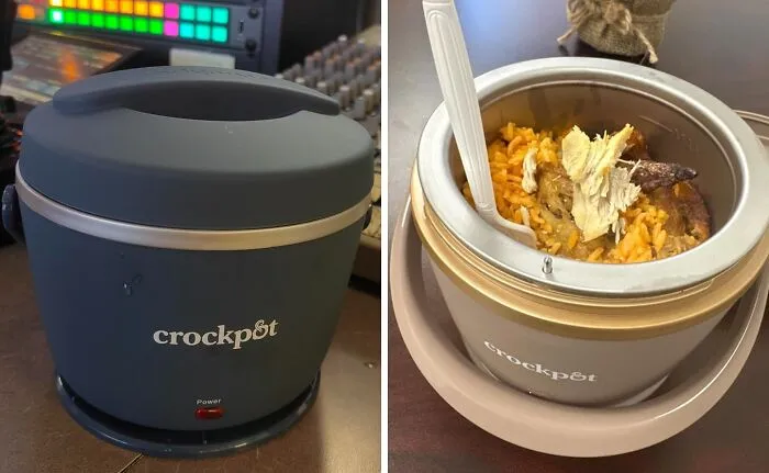 An <a Style="Display:inline;" Href=" Https://Www.amazon.com/Crockpot-Electric-Portable-20-Ounce-Licorice/Dp/B09bdgfsws?ie=utf8&th=1&linkcode=ll1&tag=bpgoat-20&linkid=a59458dfc1f3a8f18cf08fdad2733daf&language=en_us&ref_=as_li_ss_tl" Target="_blank"><span Style="Font: Inherit; Color: #d74b1f;"> Electric Lunch Box</Span> Is The Lunchtime Upgrade Your Sad Desk Salad (Or Leftover Pizza) Has Been Waiting For.