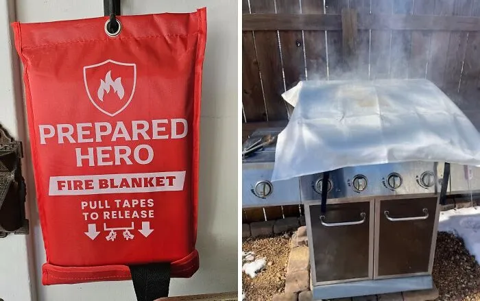  Grab A <span Style="Font:inherit;color:#d74b1f;"> Fire Balnket</Span> Because You Can Never Be Too Prepared For An Emergency