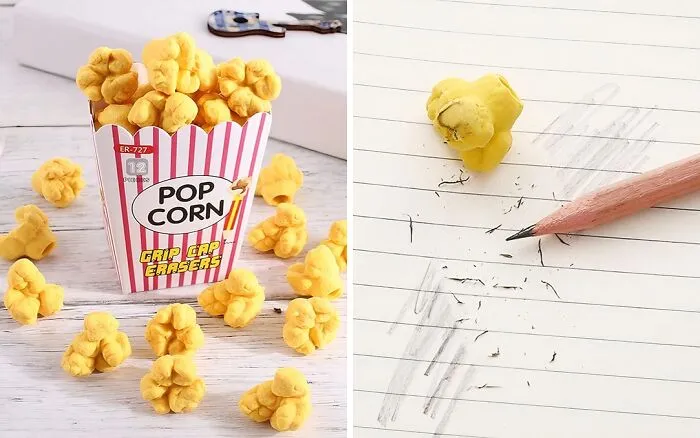 <a Style="Display:inline;" Href="Https://Www.amazon.com/Erasers-Popcorn-Toppers-Novelty-Supplies/Dp/B08rdqmfg6?crid=177qtdav949re&dib=eyj2ijoimsj9.cu8ridfb1zlhazp0j5nyaupeky3qizkkosjydu9oaaiomvlx075s0ksqosoiqjk8jdh-Fo-G4za8tbut7nuh576h9zlcd4qtao4kqwtmnyojorfox3xkjtwwpdkaghd6jhmketajzu8kszfcl71akk3abrovn5-Imwo0vcoxskgnsxaqhclkf6j6cbu4ydaisx9p6vd66ef2naa0x3kf8aiatj_etifzknukmzmvallcbljmhdaygctfrukdcxmkyhlite_ocayfb2qwfcpe6pgz1jah3qv3mbu5-An9qfi.kelgirywygw-Wbm4gsizmxzr5udunhuyxgghrstgpds&dib_tag=se&keywords=funny%2bschool%2bsupplies&qid=1723120438&sprefix=funny%2bschool%2bsupplies%2caps%2c200&sr=8-259&th=1&linkcode=ll1&tag=bpgnu-20&linkid=d6f6a211399ce7f475e85030fc3701be&language=en_us&ref_=as_li_ss_tl" Target="_blank"><span Style="Font: Inherit; Color: #d74b1f;"> Popcorn Shape Pencil Erasers</Span> Are The Perfect Snack For Your Pencil Mistakes, But Don't Worry, They Won't Leave Any Buttery Fingerprints On Your Work!