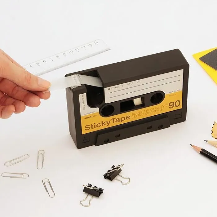 This <a Style="Display:inline;" Href="Https://Www.amazon.com/Suck-UK-Accessories-Customizable-Dispensers/Dp/B09nbzvv1g?crid=177qtdav949re&dib=eyj2ijoimsj9.onvrwsfjn-Rr8psdqx_r8ttu2bbvcu6qhzjmgcku4t-5pspdqh0sjslk7xaw-Owjimldwlvzjg5acs0mrqgysk91wpkqve1pwjucsuicjkgogfrvf8ssa2zvttwjqq_m6lhyxq_4we0tiajs9rqhflmymmtcqa_bxtka4zkjlq7qrq9075nfaxrbkcwukyml.aw4pxvgjolvsha2frqulwa_ftrrhdddpuutgbnasbj8&dib_tag=se&keywords=funny+school+supplies&qid=1723120484&sprefix=funny+school+supplies%2caps%2c200&sr=8-293&linkcode=ll1&tag=bpgnu-20&linkid=7d83453c1300dcc2043908c531b962b3&language=en_us&ref_=as_li_ss_tl" Target="_blank"><span Style="Font: Inherit; Color: #d74b1f;"> Cassette Tape Dispenser</Span> Is A Blast From The Past, Bringing Back The Nostalgic Charm Of Mixtapes While Keeping Your Desk Tidy And Your Tape Handy