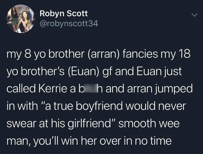 I'm Rooting For The Kiddo Here.