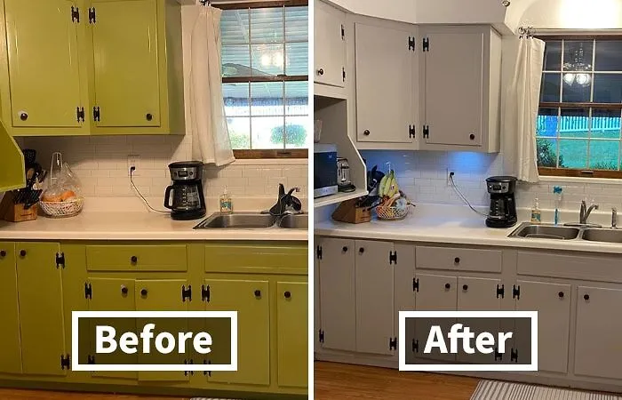 Forget Expensive Renovations! This   <a Style="Display:inline;" Href="Https://Www.amazon.com/Nuvo-Titanium-Infusion-Cabinet-Makeover/Dp/B00bipij1i?ie=utf8&linkcode=ll1&tag=bporca-20&linkid=3ed9fdd05f4181f3a887b7e0556402c5&language=en_us&ref_=as_li_ss_tl " Target="_blank"><span Style="Font: Inherit; Color: #d74b1f;"> Nuvo Cabinet Makeover Kit</Span> Will Give Your Kitchen A Fresh, Modern Look Without Breaking The Bank