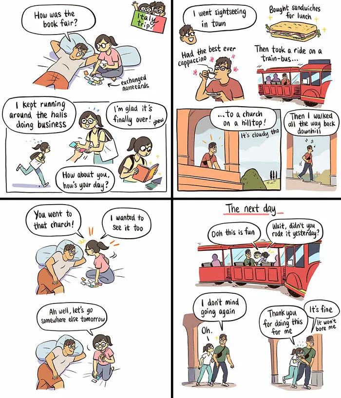 20 New Comics By This Artist That You Might Relate To If You're In A Relationship