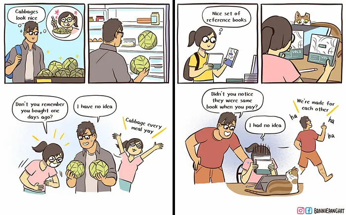20 New Comics By This Artist That You Might Relate To If You're In A Relationship
