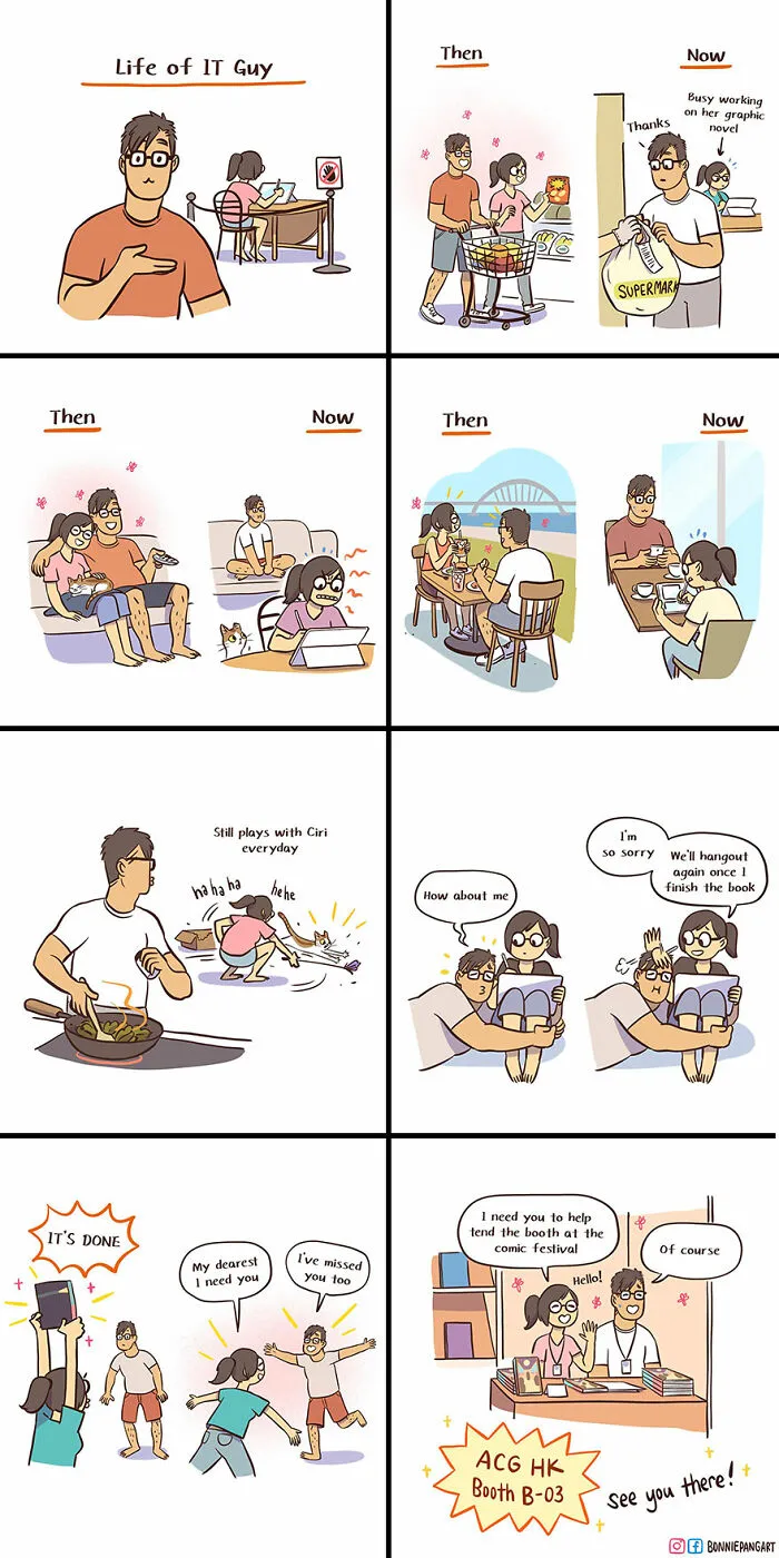 20 New Comics By This Artist That You Might Relate To If You're In A Relationship