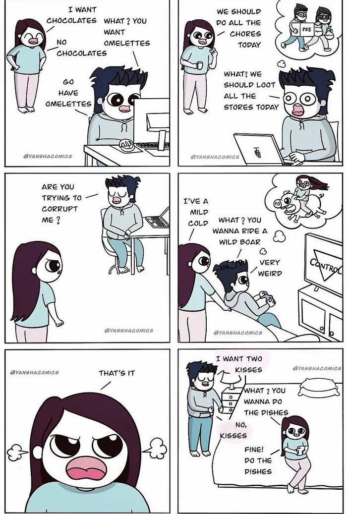 50 Adorable Comics By This Artist Showing What It Means To Be In Love