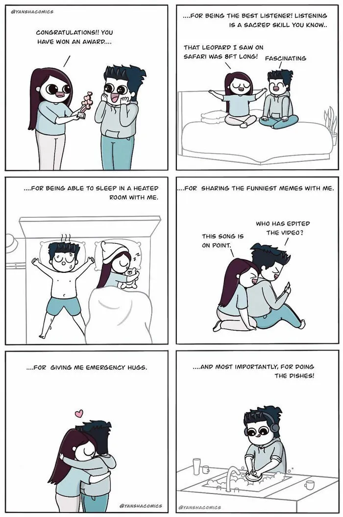 50 Adorable Comics By This Artist Showing What It Means To Be In Love