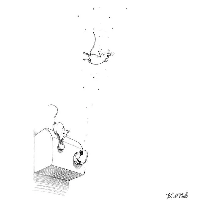 50 Hilarious Comics With Unexpected Twists And Turns, By “The New Yorker” Cartoonist (New Pics)
