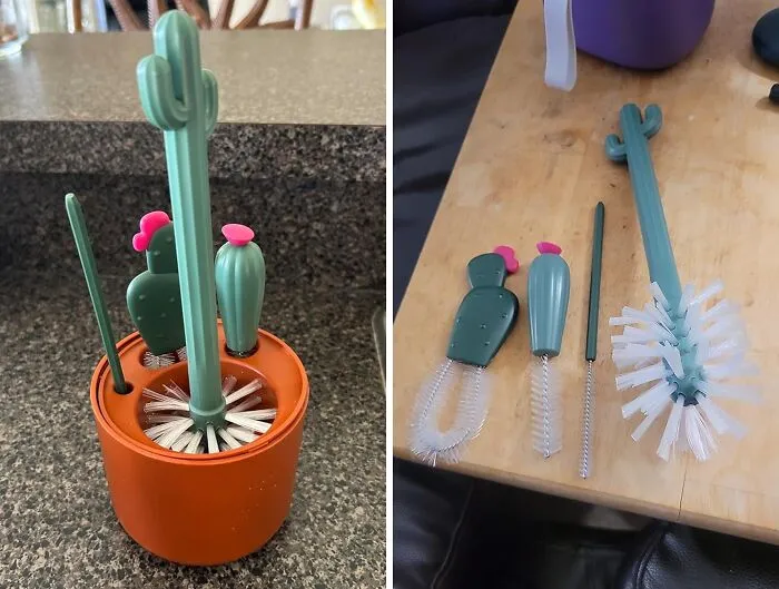 The <a Style="Display:inline;" Href=" Https://Www.amazon.com/Boon-Cacti-Bottle-Clean-Pieces/Dp/B08411kg5f?ie=utf8&linkcode=ll1&tag=bppelican-20&linkid=51dd311aed68ed23f613c80acdd584d5&language=en_us&ref_=as_li_ss_tl" Target="_blank"><span Style="Font: Inherit; Color: #d74b1f;"> Cacti Bottle Cleaning Brush Set</Span> Is A Spiky Solution To Bottle-Cleaning Blues, Adding A Touch Of Desert Chic To Your Kitchen Sink