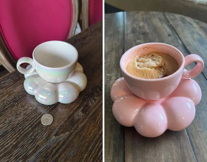 This <span Style="Font: Inherit; Color: #d74b1f;"> Coffee Mug</Span> Must Be What Carly Simon Meant When She Sang "I've Got Clouds In My Coffee"