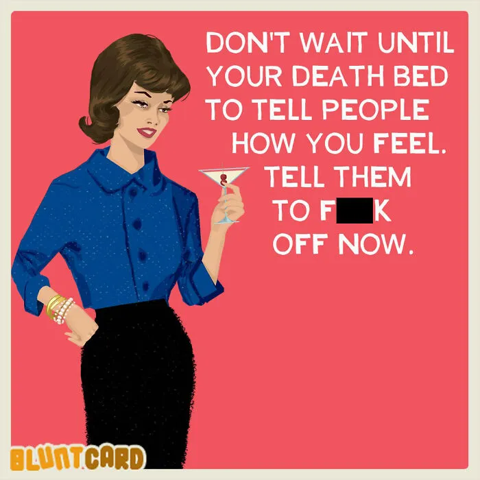 45 Hilarious And Relatable 'Bluntcards' Featuring Dark Humor With A Pinch Of Sarcasm