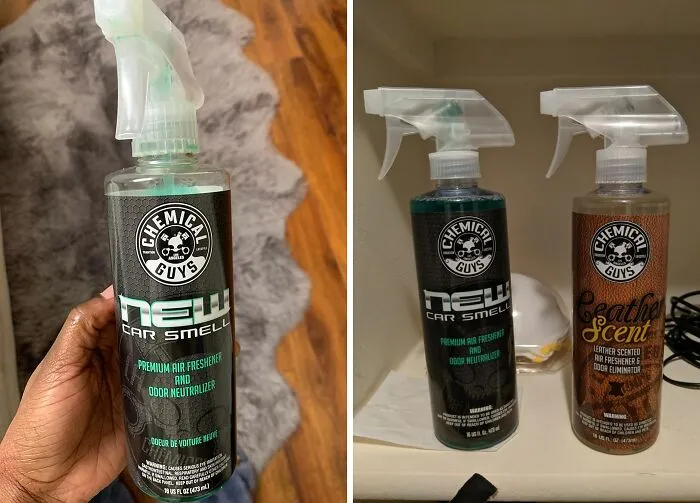  This <a Style="Display:inline;" Href="Https://Www.amazon.com/Chemical-Guys-Air_101_16-Freshener-Eliminator/Dp/B002j7vx4y?th=1&linkcode=ll1&tag=bpemu-20&linkid=c7d907a90885abc5e9120dc53483b7de&language=en_us&ref_=as_li_ss_tl " Target="_blank"><span Style="Font: Inherit; Color: #d74b1f;"> Premium Air Freshener & Odor Eliminator</Span> Will Have You Sniffing That New Car Smell In No Time