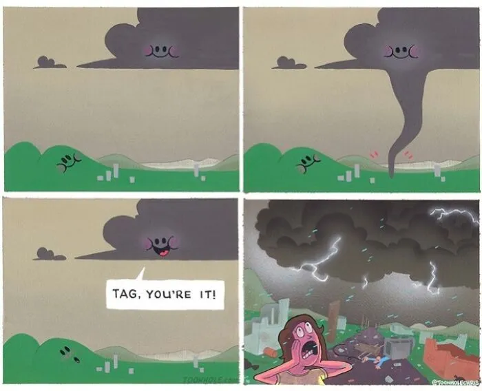 ToonHole Chris: 27 Hilariously Dark Comics With Surprising Twists (New Pics)