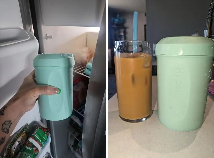 Forget Watered-Down Iced Coffee, This   <a Style="Display:inline;" Href="Https://Www.amazon.com/Dp/B08yj26q4b?asc_item-ID=amzn1.ideas.243lzpb5c525g&th=1&linkcode=ll1&tag=bpferret-20&linkid=44293d66db7befd3acd7e794e3c49e77&language=en_us&ref_=as_li_ss_tl " Target="_blank"><span Style="Font: Inherit; Color: #d74b1f;"> Patented Iced Coffee/Beverage Cooler</Span> Keeps Your Drink Chilled Without Turning It Into A Sad, Melted Mess