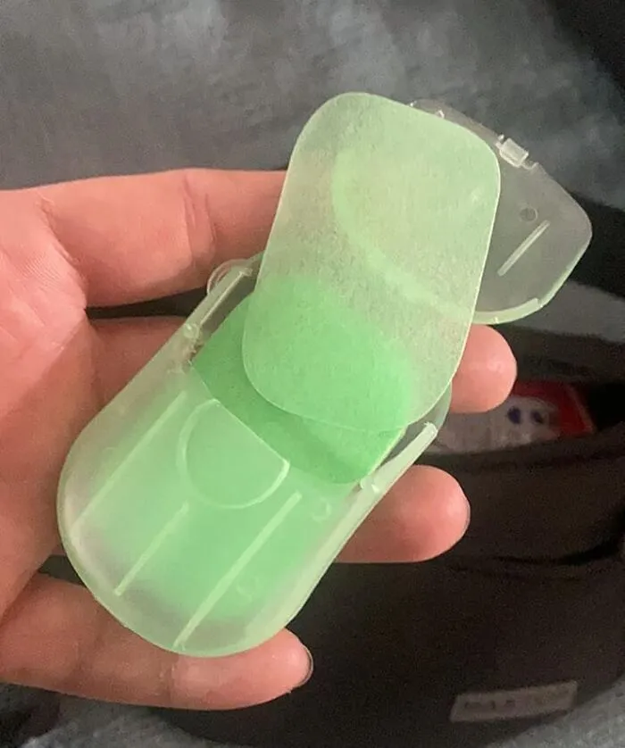 Keep Your Hands Squeaky Clean Even In The Great Outdoors With These <a Style="Display:inline;" Href="Https://Www.amazon.com/Bamsod-Portable-Disposal-Scented-Confetti/Dp/B07z19pny6?ie=utf8&linkcode=ll1&tag=bpcoyote-20&linkid=f1642bf59aa5ae123a3e0a424fc66d17&language=en_us&ref_=as_li_ss_tl " Target="_blank"><span Style="Font: Inherit; Color: #d74b1f;"> Mini Hand Soap Sheets</Span> - Because Nature Calls, But So Does Hygiene