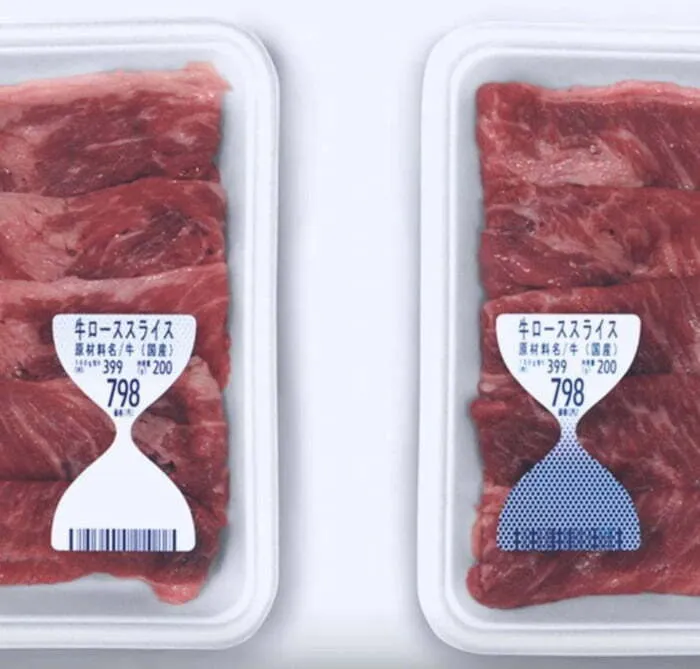 In Japan, They Put A Barcode In The Meat Package That Darkens When The Meat Spoils, Reacting To Ammonia. When It Darkens, The Barcode Is Unreadable