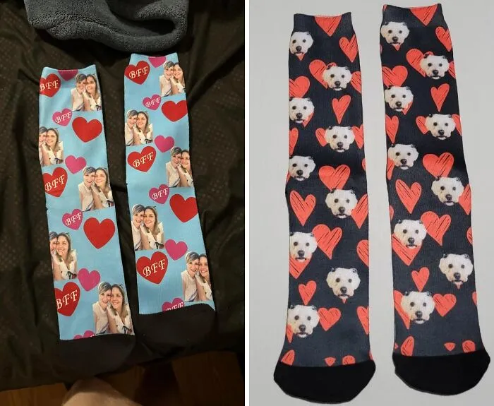 Whether You're A Fan Of Silly Selfies Or Want To Immortalize Your Pet's Adorable Face, These   <a Style="Display:inline;" Href="Https://Www.amazon.com/Dp/B08n498d3y?ascsubtag=%5bartid%7c10049.g.37146715%5bsrc%7c%5bch%7c%5blt%7c%5bpid%7c809090af-1705-4fd5-8c46-Bb4206fb28eb%5baxid%7cec47da67-403e-42c0-Aa0f-C2722d5171c2&linkcode=ll1&tag=bpgecko-20&linkid=d7cc6334dafd926365f9ad9087add11f&language=en_us&ref_=as_li_ss_tl " Target="_blank"><span Style="Font: Inherit; Color: #d74b1f;"> Custom Face Socks</Span> Are The Unique And Memorable Gift That'll Keep On Giving