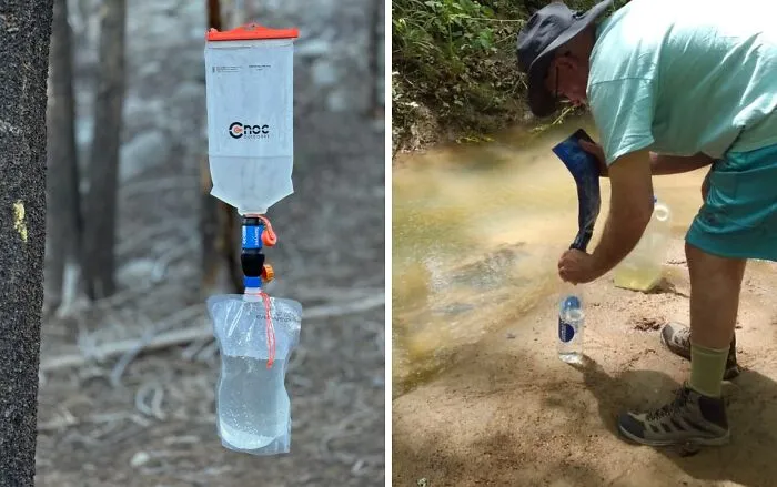 Thirsty In The Wilderness? This <a Style="Display:inline;" Href="Https://Www.amazon.com/Sawyer-Products-Sp129-Filtration-Squeezable/Dp/B00b1osu4w?ie=utf8&linkcode=ll1&tag=bpcoyote-20&linkid=d30e07fb31b161f678e356a961f9f026&language=en_us&ref_=as_li_ss_tl " Target="_blank"><span Style="Font: Inherit; Color: #d74b1f;"> Sawyer Squeeze Water Filtration System</Span> Turns Questionable Creek Water Into A Refreshing Beverage