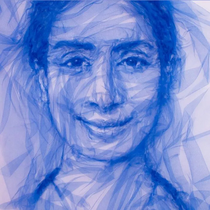 Artist Uses Single-Length Tulle And Shapes It To Look Like A Painting (31 Pics)