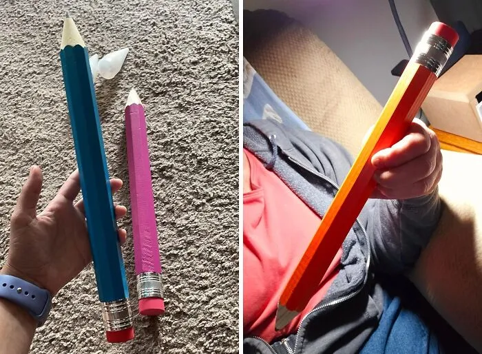 These <a Style="Display:inline;" Href="Https://Www.amazon.com/Wooden-Jumbo-Pencils-Gifts-Decor/Dp/B07l8z9lmz?crid=39c9tsvuedl20&dib=eyj2ijoimsj9.9yxwamfqprjoc1gvjf-Gzjzkhwlo336wsvlt-A5ejeviuv4np4wvicqofzjdj3ubjnlpunpvpe280vgusec7vs2gpz2y4d3okyz4veddnkcvwi1hwgs_krwibqqi15z7vayeckzhcu5bfmze67mtdba-X_9za65xdy5qkim8_so03jmcvsrqyvqzz3tl4zr9esj57ivokpmdwwy_i-Op73evunqccjtipw2uo0gyiy0hwmt-Xbbjnze-Bk_af-Nodi1mnpdyzpmdkwqykdezamzffl1simdeqwrqpb33ulw.nzsjsnxln9z6ahq4yyokxsw2qehcdc8yl_l7y9zfbuu&dib_tag=se&keywords=giant%2bwooden%2bpencil&qid=1723791473&sprefix=giant%2bwooden%2bpencil%2caps%2c214&sr=8-5&th=1&linkcode=ll1&tag=bpstingray-20&linkid=8147722cea44401efb621fdeab29b23a&language=en_us&ref_=as_li_ss_tl" Target="_blank"> <span Style="Font: Inherit; Color: #d74b1f;"> Jumbo Pencils</Span> Are A Reminder That Even The Most Serious Tasks Can Be Tackled With A Bit Of Lighthearted Fun