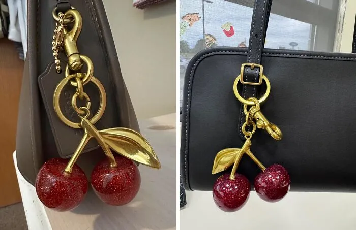 Who Needs A Designer Keychain When You Can Have This Juicy <a Style="Display:inline;" Href="Https://Www.amazon.com/Dp/B0crf4j98n?ascsubtag=7712880%2c15%2c36%2cd%2c0%2c0%2cbf-Web-Hf%2c900%3a2%3b974%3a1%3b1125%3a1%3b1338%3a1%2c49915609%2c0%2c0%2c0&btn_ref=srctok-Ebd36c0f9474df63&th=1&linkcode=ll1&tag=bplamb-20&linkid=231352359fba9e8c1013da569b979440&language=en_us&ref_=as_li_ss_tl" Target="_blank"> <span Style="Font: Inherit; Color: #d74b1f;"> Cherry Purse Charm</Span> For A Fraction Of The Price?