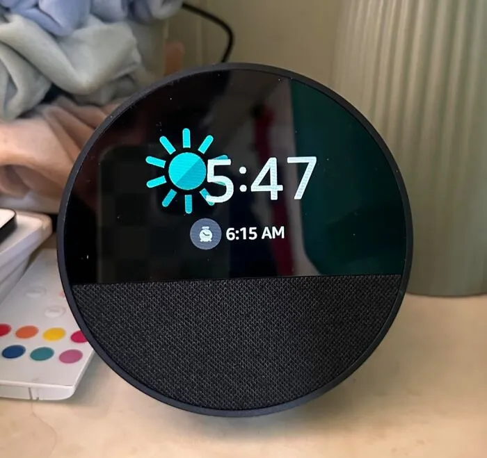 Your Morning Routine Is About To Get A Whole Lot Smarter (And Maybe A Little Sassier) With The <a Style="Display:inline;" Href="Https://Www.amazon.com/All-New-Amazon-Echo-Spot-2024-Release-Smart-Alarm-Clock-With-Vibrant-Sound-Alexa-Ocean-Blue/Dp/B0bfc8dr7c?th=1&linkcode=ll1&tag=bpmammoth-20&linkid=b1c50466c3f2c191904606b87a0e8cdc&language=en_us&ref_=as_li_ss_tl " Target="_blank">     <span Style="Font: Inherit; Color: #d74b1f;"> All-New Amazon Echo Spot</Span>