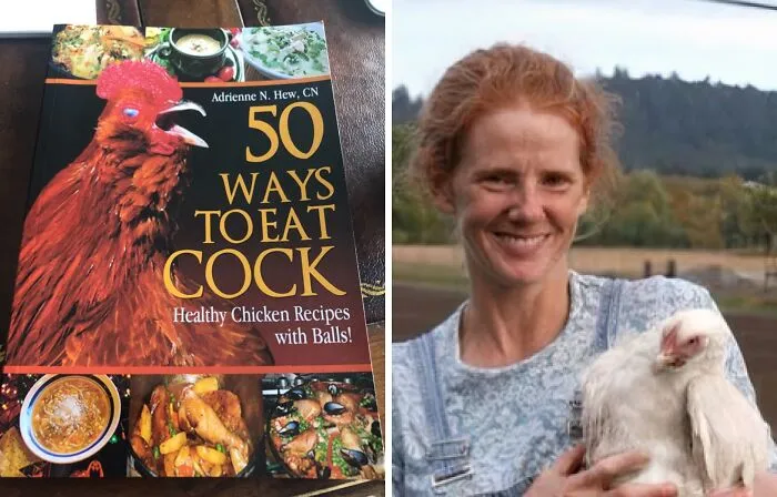 Dinner Is Served, And It's A Little Cheeky. <a Style="Display:inline;" Href=" (Amahttps://Www.amazon.com/Gp/Product/148259143x?&linkcode=ll1&tag=bplynx-20&linkid=287abe2da37ab0fe148be5878418f6f6&language=en_us&ref_=as_li_ss_tl " Target="_blank">     <span Style="Font: Inherit; Color: #d74b1f;"> 50 Ways To Eat Cock</Span> Is The Cookbook That's Not Afraid To Get A Little Fowl