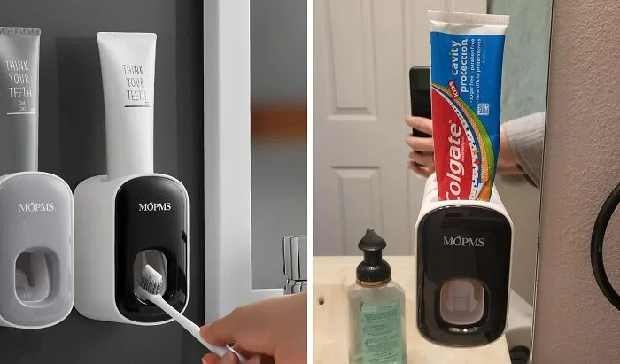 Your Kids Will Actually Want To Brush Their Teeth With This Fun And Futuristic <a Style="Display:inline;" Href=" Https://Www.amazon.com/Dp/B08jkh2swn?asc_item-ID=amzn1.ideas.35xuas4kx1xdh&th=1&linkcode=ll1&tag=bphyena-20&linkid=ffae85ec5bed9fb4c31546c1aee7176a&language=en_us&ref_=as_li_ss_tl" Target="_blank"><span Style="Font: Inherit; Color: #d74b1f;"> Toothpaste Dispenser</Span>