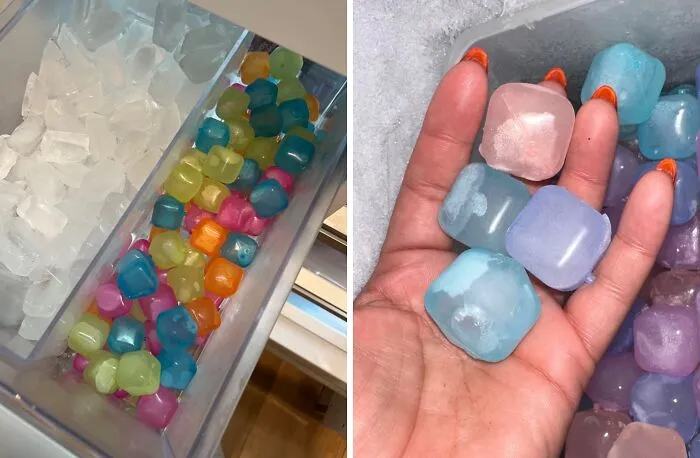 Your Drinks Are About To Get A Technicolor Upgrade! These <a Style="Display:inline;" Href=" Https://Www.amazon.com/Dp/B0bpy34772?asc_item-ID=amzn1.ideas.1jof4oxnrqxp3&th=1&linkcode=ll1&tag=bpiguana-20&linkid=fde55a55a08d695f26a2bed9f2029335&language=en_us&ref_=as_li_ss_tl" Target="_blank"><span Style="Font: Inherit; Color: #d74b1f;"> Color-Changing Reusable Ice Cubes</Span> Add A Playful Twist To Any Beverage