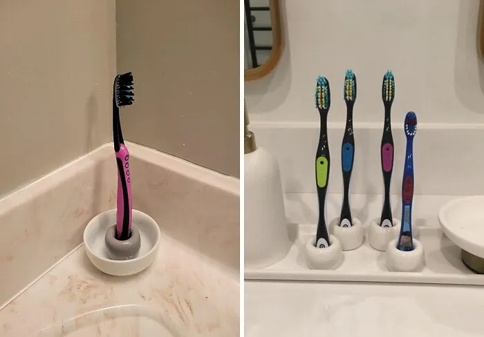 Brushing Your Teeth Just Got A Whole Lot Cuter Thanks To This Whimsical <a Style="Display:inline;" Href=" Https://Www.amazon.com/Dp/B073cg25c7?asc_item-ID=amzn1.ideas.35xuas4kx1xdh&th=1&linkcode=ll1&tag=bphyena-20&linkid=68382881e52fac9e418a691d9ebd4b6d&language=en_us&ref_=as_li_ss_tl" Target="_blank"><span Style="Font: Inherit; Color: #d74b1f;"> Couple Toothbrush Holder</Span>