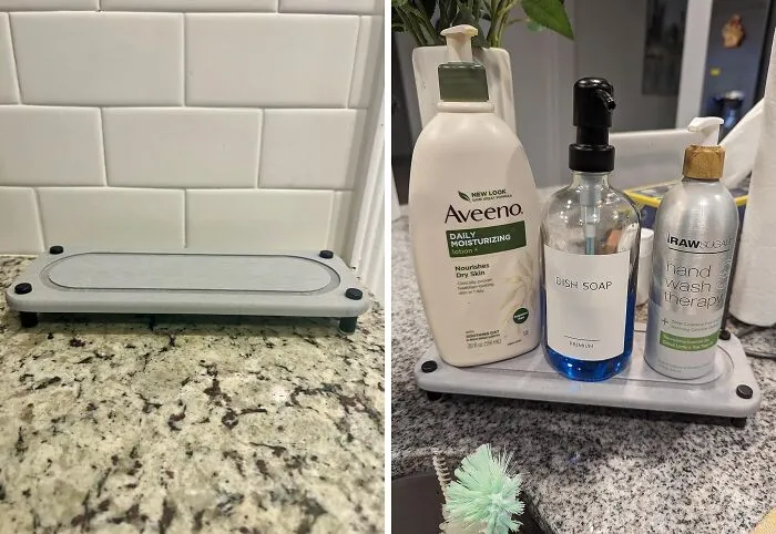 Tired Of Soggy Soap Dishes And Toothpaste Rings? This <a Style="Display:inline;" Href=" Https://Www.amazon.com/Gp/Product/B0byjlyv8p?th=1&linkcode=ll1&tag=bphyena-20&linkid=ee9401ea57135bc6720111ed29405c02&language=en_us&ref_=as_li_ss_tl" Target="_blank"><span Style="Font: Inherit; Color: #d74b1f;"> Water Absorbing Stone Tray</Span> Is The Solution Your Countertop Has Been Waiting For