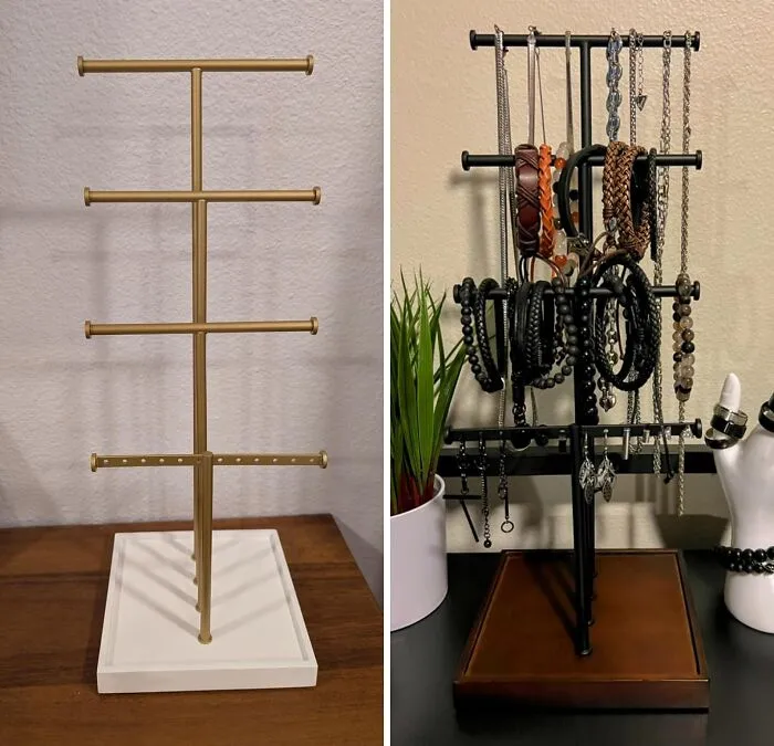 Your Jewelry Collection Deserves A Spotlight, And This  <a Style="Display:inline;" Href="Https://Www.amazon.com/Amazonbasics-Four-Tier-Jewelry-Tree-Stand/Dp/B082b466y2?pf_rd_p=70b68200-4345-42fe-A6a9-A273108122cd&pf_rd_r=fmemp0qg6hfzwtdfngh3&sr=1-10-2e8f7887-Dd8e-4bf5-8847-A2e2f5b04938&th=1&linkcode=ll1&tag=bpgazelle-20&linkid=ea551b8f2b5c84c9a2a6b602818cbb98&language=en_us&ref_=as_li_ss_tl " Target="_blank">     <span Style="Font: Inherit; Color: #d74b1f;"> Four-Tier Jewelry Tree Stand</Span> Is The Stage They'll Shine On, Even In Your Tiny Dorm Room