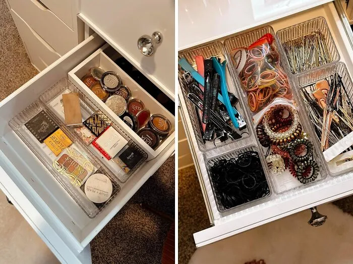 <a Style="Display:inline;" Href="Https://Www.amazon.com/Vtopmart-Organizers-Stackable-Organizer-Containers/Dp/B0cnq29s12?pf_rd_p=e64e9b28-41b0-43f7-Bad1-E1ae226d3617&pf_rd_r=fmemp0qg6hfzwtdfngh3&sr=1-7-44bd2706-F57d-4fa6-88a8-A41490684044&linkcode=ll1&tag=bpgazelle-20&linkid=f9cbebab786813b052f055e9a0266d7d&language=en_us&ref_=as_li_ss_tl " Target="_blank">     <span Style="Font: Inherit; Color: #d74b1f;"> Clear Drawer Organizer Bins</Span> Are Like A Mary Poppins Bag For Your Drawers, Magically Creating More Space And Keeping Everything Tidy