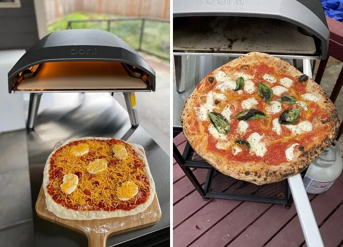 Forget Delivery! This <a Style="Display:inline;" Href="Https://Www.amazon.com/Ooni-Koda-Propane-Pizza-Outdoor/Dp/B085lgv57d?ie=utf8&linkcode=ll1&tag=bphedgehog-20&linkid=2744c187cb61fb098c6a7dbaa36982d2&language=en_us&ref_=as_li_ss_tl " Target="_blank">     <span Style="Font: Inherit; Color: #d74b1f;"> Gas Pizza Oven</Span> Lets You Create Your Own Delicious, Crispy Pizzas In Minutes
