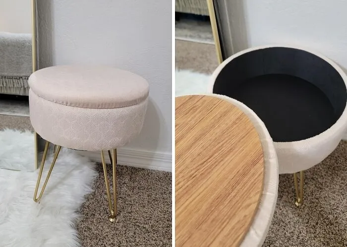 This <a Style="Display:inline;" Href="Https://Www.amazon.com/Cpintltr-Footrest-Footstools-Ottoman-Leveling/Dp/B0bf5btrz5?pf_rd_p=70b68200-4345-42fe-A6a9-A273108122cd&pf_rd_r=fmemp0qg6hfzwtdfngh3&sr=1-12-2e8f7887-Dd8e-4bf5-8847-A2e2f5b04938&linkcode=ll1&tag=bpgazelle-20&linkid=2505ce94d3fa40ca7e993ebca295c2e7&language=en_us&ref_=as_li_ss_tl " Target="_blank">     <span Style="Font: Inherit; Color: #d74b1f;"> Soft Vanity Chair With Memory Foam Seat</Span> Is A Multitasker's Dream: Comfy Seat, Stylish Accent, And A Secret Hiding Place For All Your Dorm Room Essentials