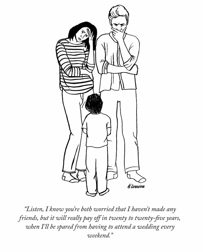 34 Relatable Minimalistic Cartoons By Natalya Lobanova (New Pics)