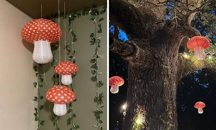 <a style="display:inline;" href="https://www.amazon.com/Mushroom-Lanterns-Wonderland-Birthday-Decoration/dp/B08BKRV7H8?ie=UTF8&th=1&linkCode=ll1&tag=bpshark-20&linkId=f4838cf0e59b3d73b3a316cb9fd90584&language=en_US&ref_=as_li_ss_tl " target="_blank">     <span style="font: inherit; color: #d74b1f;"> Large Mushroom Paper Lanterns</span> Are A Foolproof Way To Show Everyone You Are A Fun-gi